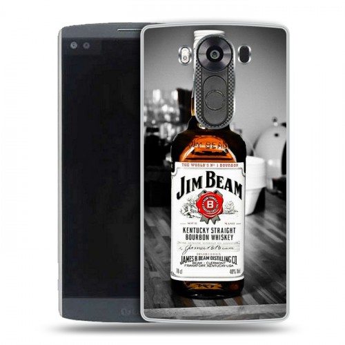 Дизайнерский пластиковый чехол для LG V10 Jim Beam