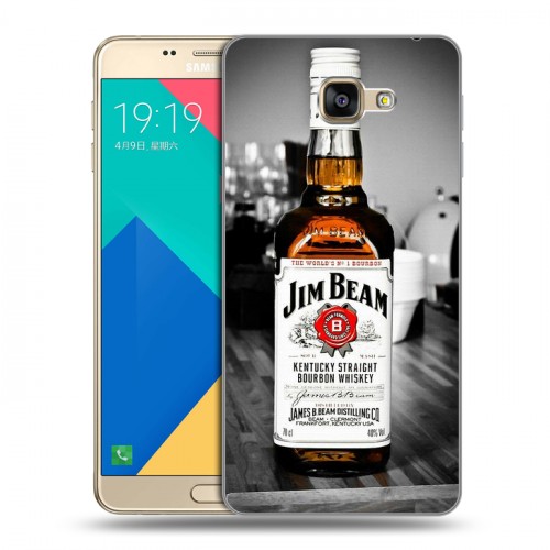 Дизайнерский силиконовый чехол для Samsung Galaxy A9 Jim Beam