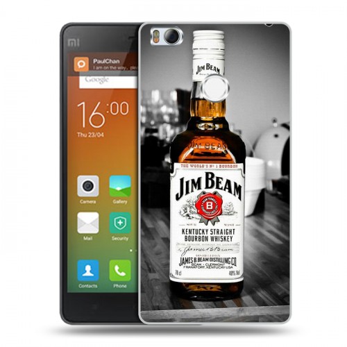 Дизайнерский силиконовый чехол для Xiaomi Mi4S Jim Beam