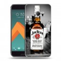 Дизайнерский пластиковый чехол для HTC 10 Jim Beam