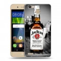 Дизайнерский пластиковый чехол для Huawei GR3 Jim Beam