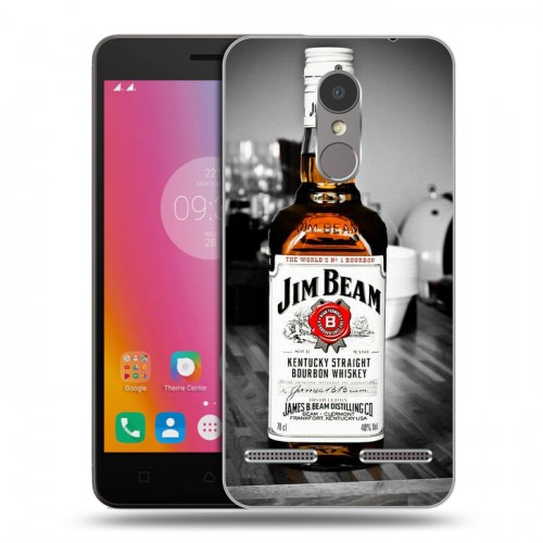 Дизайнерский силиконовый чехол для Lenovo K6 Jim Beam