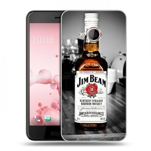 Дизайнерский силиконовый чехол для HTC U Play Jim Beam