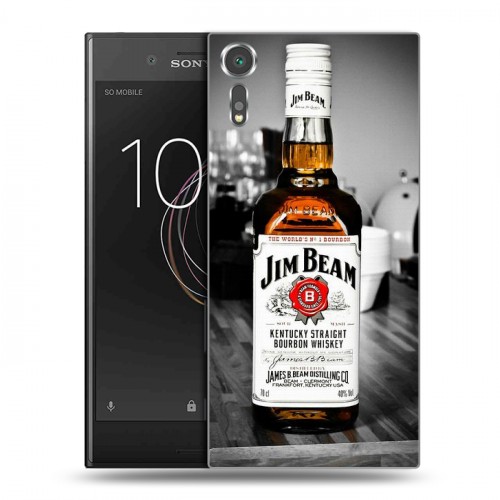 Дизайнерский пластиковый чехол для Sony Xperia XZs Jim Beam