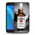 Дизайнерский силиконовый чехол для Asus ZenFone Live Jim Beam