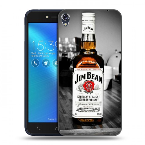 Дизайнерский силиконовый чехол для Asus ZenFone Live Jim Beam