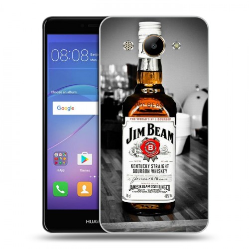 Дизайнерский пластиковый чехол для Huawei Y3 (2017) Jim Beam