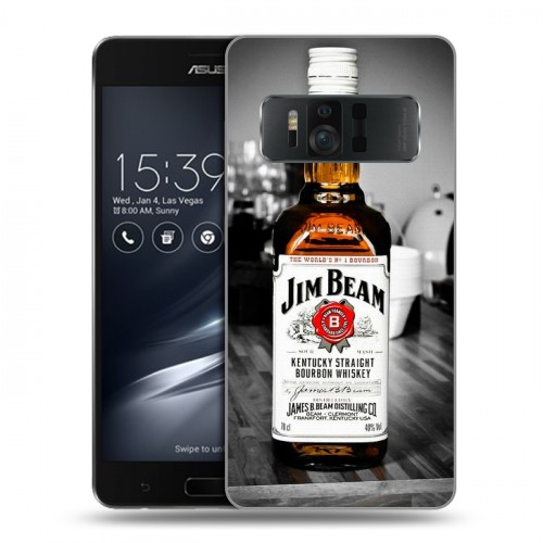 Дизайнерский силиконовый чехол для ASUS ZenFone AR Jim Beam