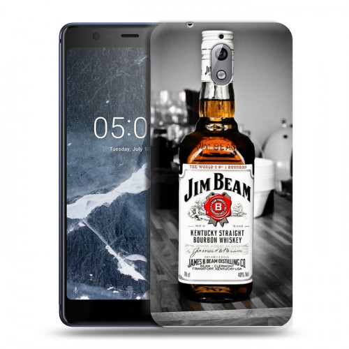 Дизайнерский силиконовый чехол для Nokia 3.1 Jim Beam