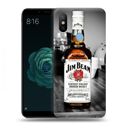 Дизайнерский силиконовый чехол для Xiaomi Mi A2 Jim Beam