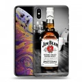 Дизайнерский силиконовый чехол для Iphone Xs Max Jim Beam