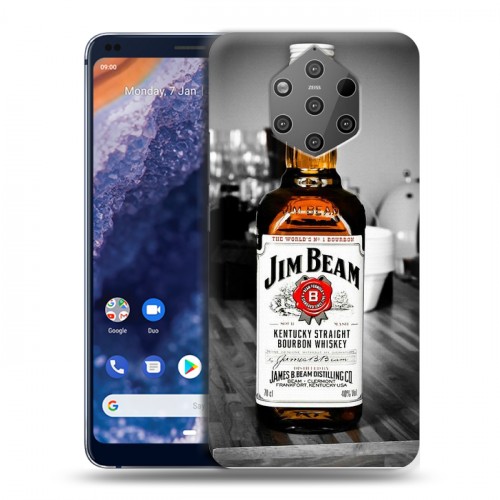 Дизайнерский силиконовый чехол для Nokia 9 PureView Jim Beam