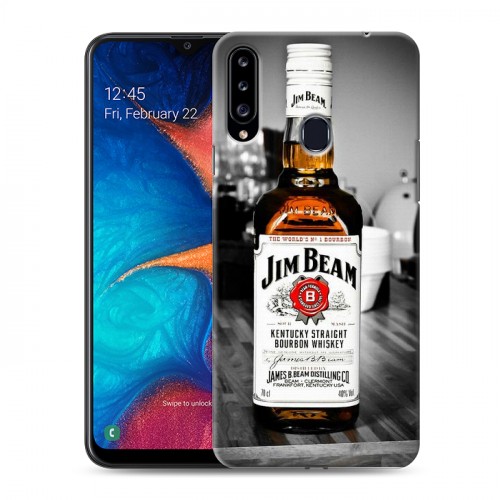 Дизайнерский пластиковый чехол для Samsung Galaxy A20s Jim Beam