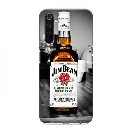 Дизайнерский силиконовый чехол для Realme 6 Pro Jim Beam