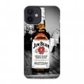 Дизайнерский силиконовый с усиленными углами чехол для Iphone 12 Mini Jim Beam