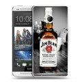 Дизайнерский пластиковый чехол для HTC One (M7) Dual SIM Jim Beam