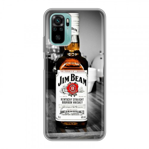 Дизайнерский силиконовый чехол для Xiaomi RedMi Note 10 Jim Beam