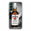 Дизайнерский силиконовый чехол для Samsung Galaxy S22 Jim Beam