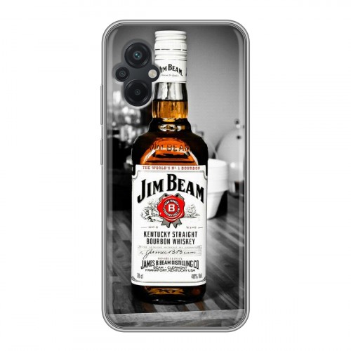 Дизайнерский силиконовый с усиленными углами чехол для Xiaomi Poco M5 Jim Beam