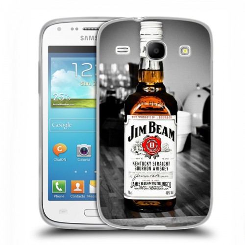 Дизайнерский силиконовый чехол для Samsung Galaxy Core Jim Beam