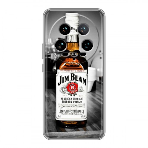 Дизайнерский силиконовый чехол для Xiaomi 14 Ultra Jim Beam