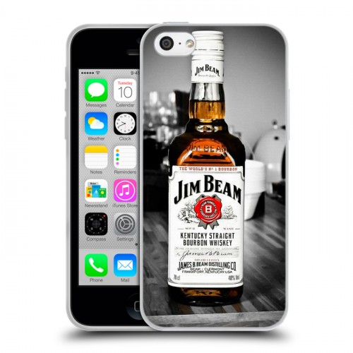 Дизайнерский пластиковый чехол для Iphone 5c Jim Beam