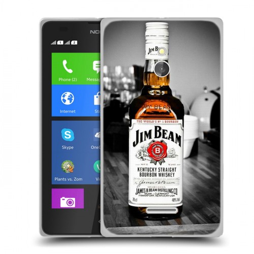 Дизайнерский силиконовый чехол для Nokia XL Jim Beam