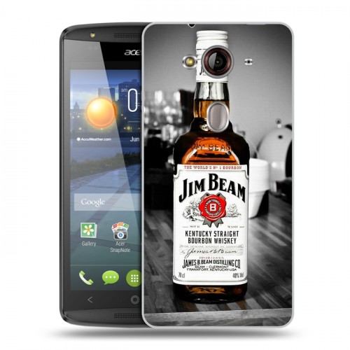 Дизайнерский пластиковый чехол для Acer Liquid E3 Jim Beam