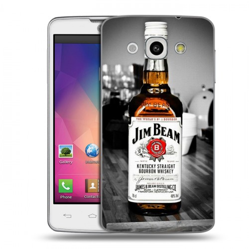 Дизайнерский пластиковый чехол для LG L60 Jim Beam