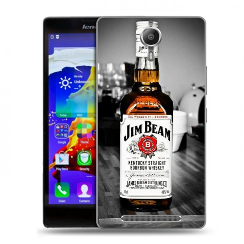 Дизайнерский пластиковый чехол для Lenovo P90 Jim Beam