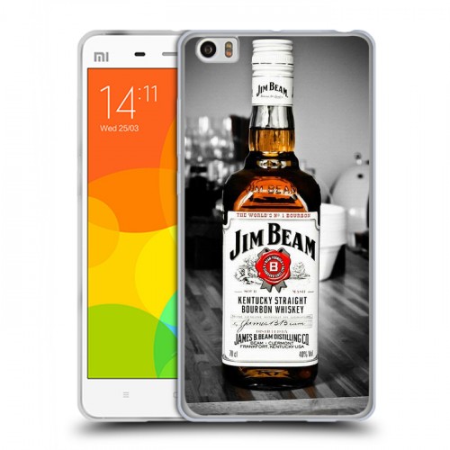 Дизайнерский силиконовый чехол для Xiaomi Mi Note Jim Beam