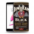 Дизайнерский пластиковый чехол для LG G4 Stylus Jim Beam