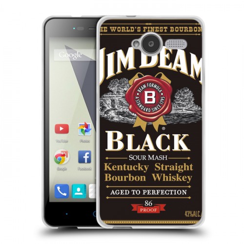 Дизайнерский пластиковый чехол для ZTE Blade L3 Jim Beam