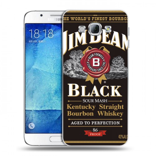 Дизайнерский пластиковый чехол для Samsung Galaxy A8 Jim Beam