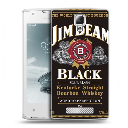 Дизайнерский пластиковый чехол для Lenovo A1000 Jim Beam