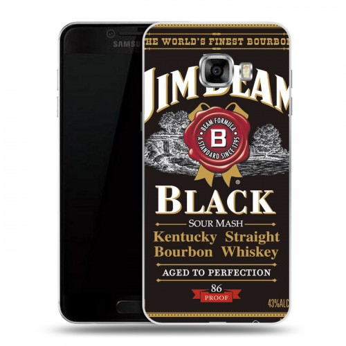 Дизайнерский пластиковый чехол для Samsung Galaxy C5 Jim Beam