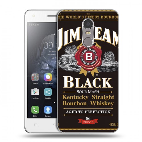 Дизайнерский пластиковый чехол для Lenovo K6 Note Jim Beam