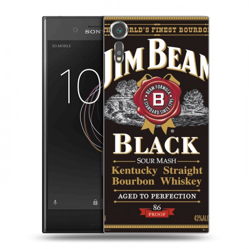 Дизайнерский пластиковый чехол для Sony Xperia XZs Jim Beam