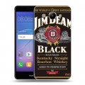 Дизайнерский пластиковый чехол для Huawei Y3 (2017) Jim Beam