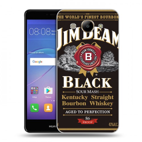 Дизайнерский пластиковый чехол для Huawei Y3 (2017) Jim Beam