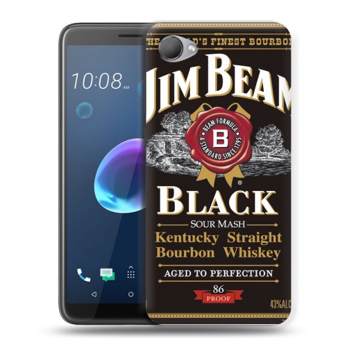 Дизайнерский пластиковый чехол для HTC Desire 12 Jim Beam