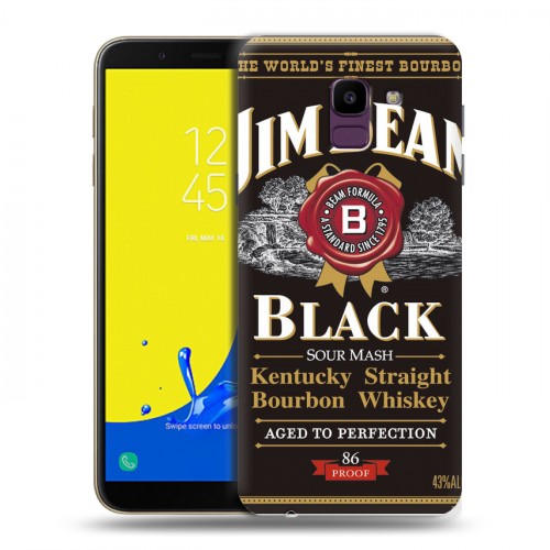 Дизайнерский пластиковый чехол для Samsung Galaxy J6 Jim Beam