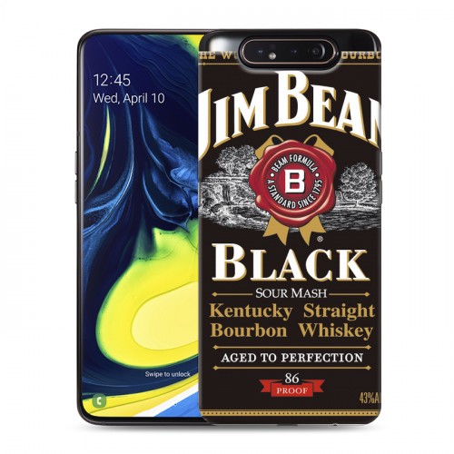 Дизайнерский пластиковый чехол для Samsung Galaxy A80 Jim Beam