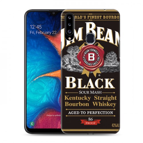 Дизайнерский пластиковый чехол для Samsung Galaxy A20s Jim Beam