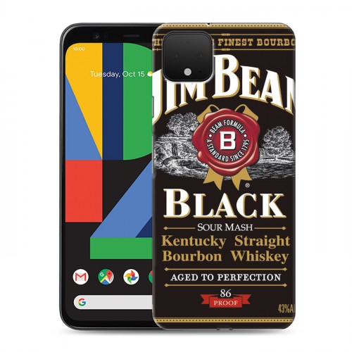 Дизайнерский пластиковый чехол для Google Pixel 4 Jim Beam