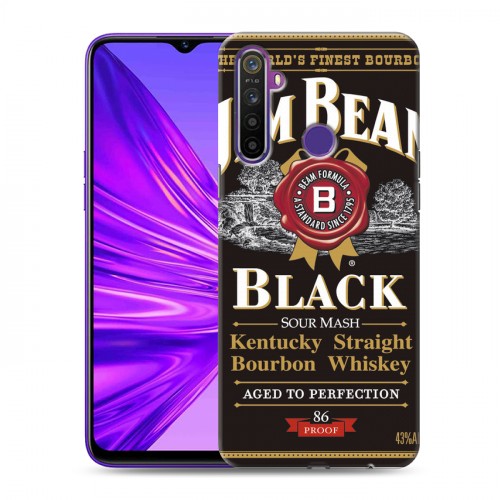 Дизайнерский силиконовый чехол для Realme 5 Jim Beam