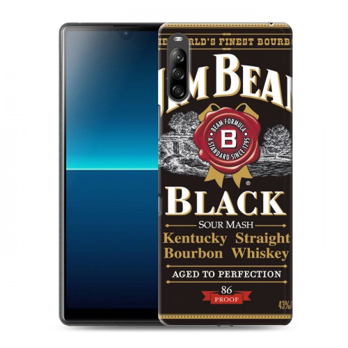 Дизайнерский силиконовый с усиленными углами чехол для Sony Xperia L4 Jim Beam