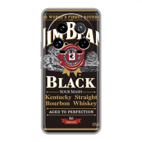 Дизайнерский силиконовый чехол для Xiaomi 14 Ultra Jim Beam