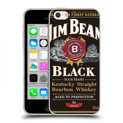 Дизайнерский пластиковый чехол для Iphone 5c Jim Beam