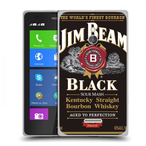 Дизайнерский силиконовый чехол для Nokia XL Jim Beam